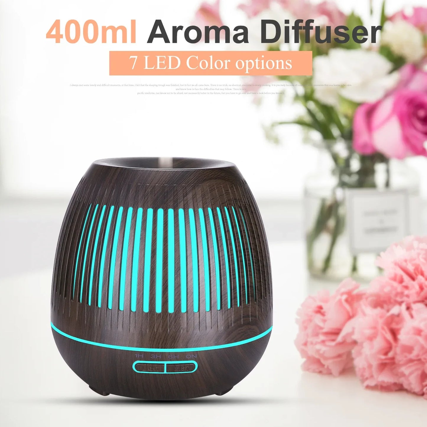 Coconut humidifier/ Air diffuser w Bluetooth feature